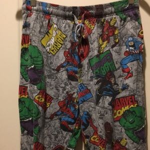 Marvel Comics men drawstring elastic waist Graphic loungewear Pajama Pants sizeM